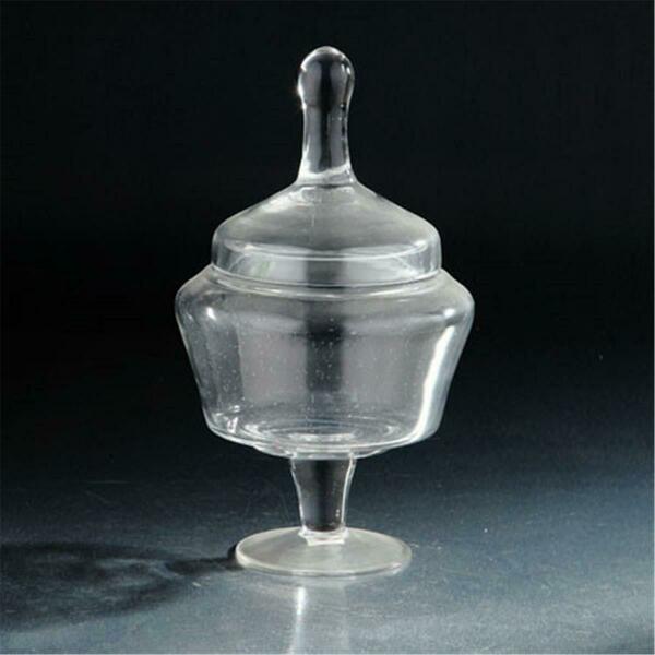 Diamond Star 11 x 6.5 in. Apothecary Glass Jar with Lid, Clear 63006